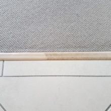 Carpet Tips, cleaning plastic capping